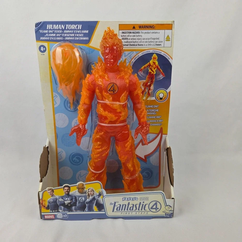Fantastic 4 First Steps Titan Hero Series 4pk: Torch, Thing, Galactus, Mr Fantas